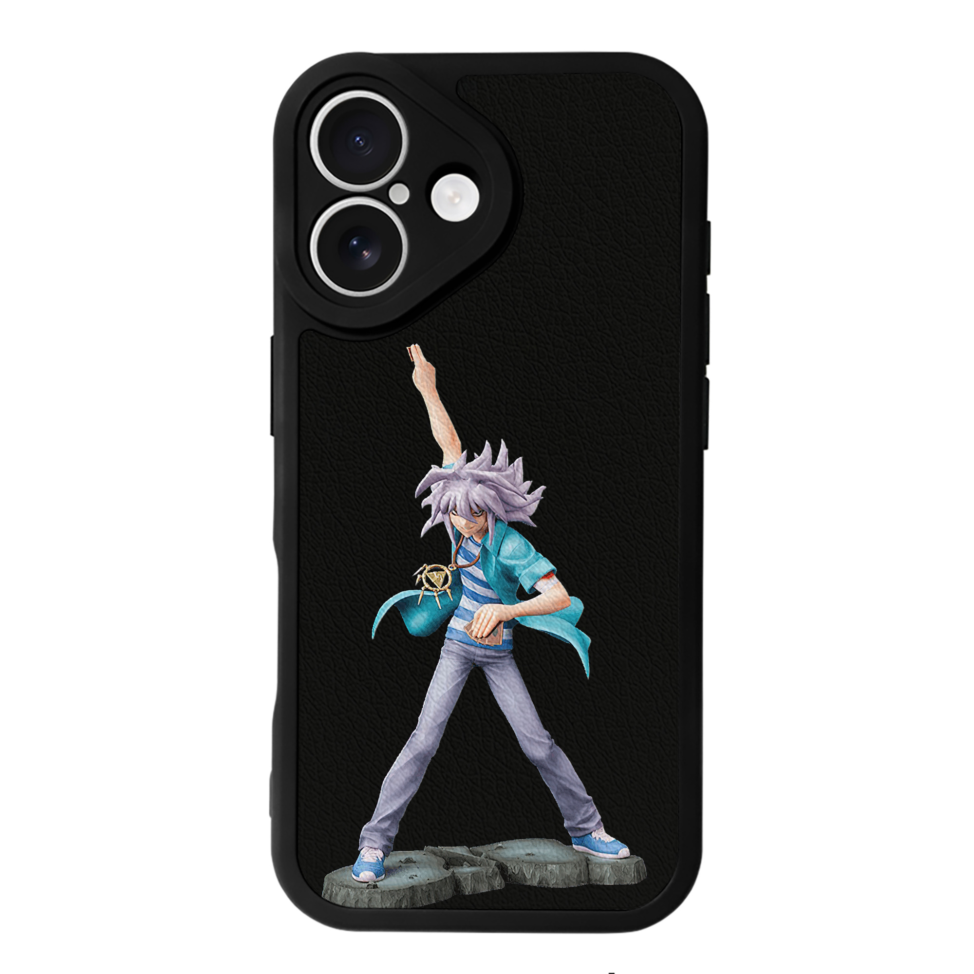 遊☆戯☆王 Yu-Gi-Oh! 【iPhone 16シリーズ対応】シリコンスマホケース（レザー調） 材質：シリコン